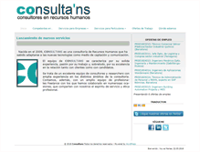 Tablet Screenshot of consultans.es